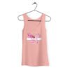 Positive Vibes  Butterfly Print Loose fitting women's tank top