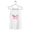 Positive Vibes  Butterfly Print Loose fitting women's tank top