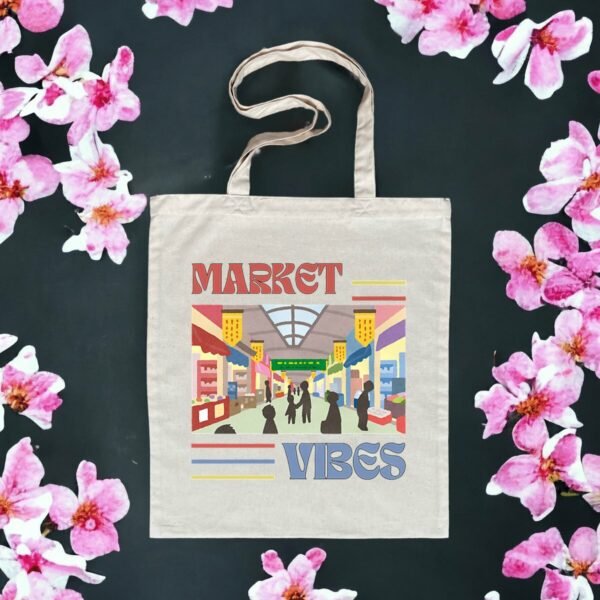 Market Vibes Lightweight totebag