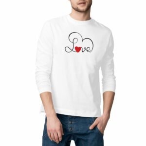 Men's Classic Long-Sleeve T-Shirt "Love"